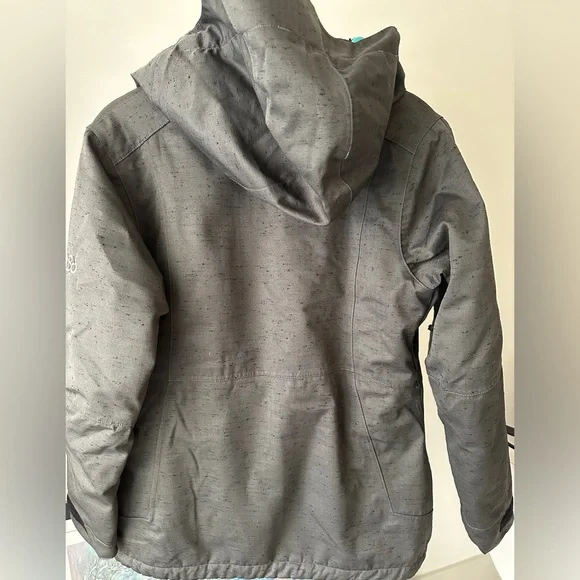 686 “Rumor” Insulated Jacket. “Charcoal Slub” Colorway. Women’s Small. - Picture 5 of 9